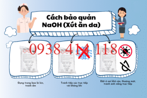 Các bảo quản xút vảy NaOH
