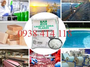 Xút vảy ứng dụng trong công nghiệp