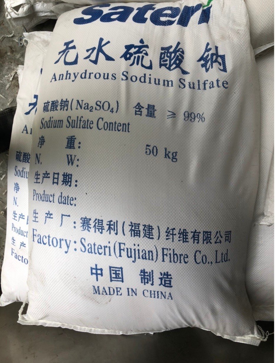 Sodium Sulfate, Muối Công Nghiệp Sulphate 50Kg/Bao Giá Rẻ Nhất Tháng 03/2023