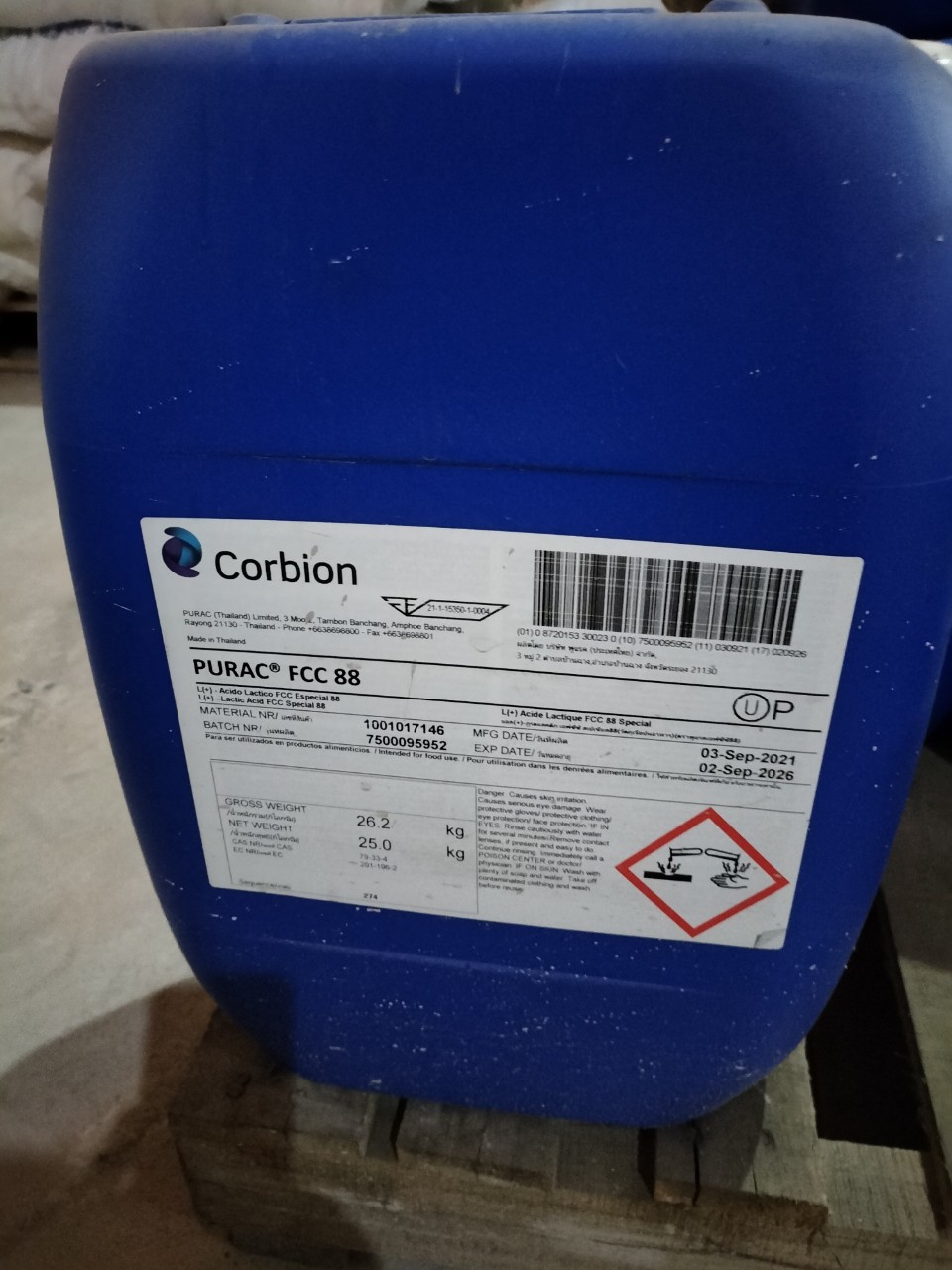 Acid Lactic- Axit Lactic Axit Lactic - C3H6O3 - Acid Sữa