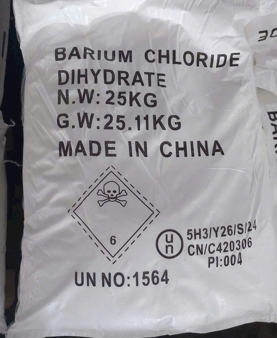 Barium Chloride Dihydrate - BaCl2 - Muối Bari clorua Barium Chloride Dihydrate - BaCl2 - Muối Bari clorua