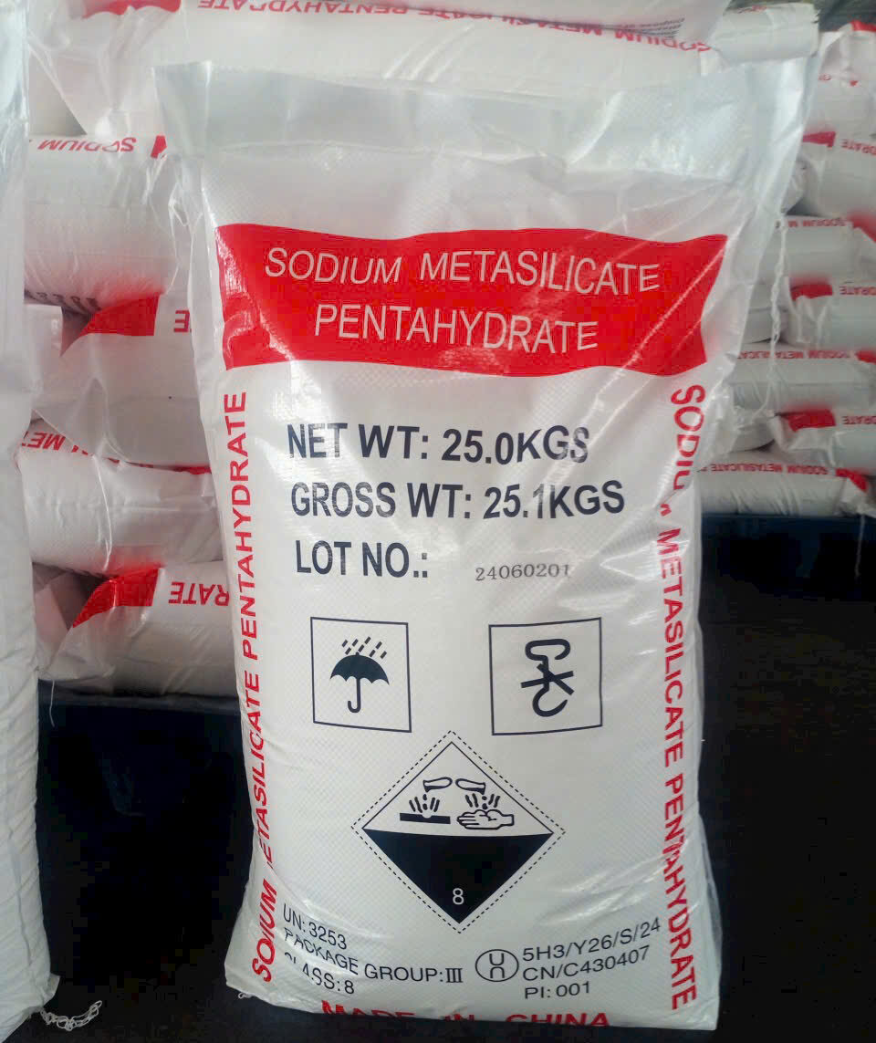 Sodium Metasilicate Pentahydrate- Silicate Bột - Na2SiO3 Sodium Metasilicate Pentahydrate- Silicate Bột - Na2SiO3