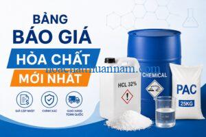 báo giá hóa chất cập nhật hàng ngày