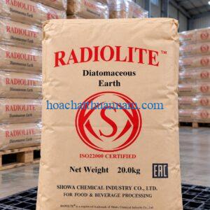 Bột trợ lọc Radiolite R300 dùng trong lọc bia và đồ uống.